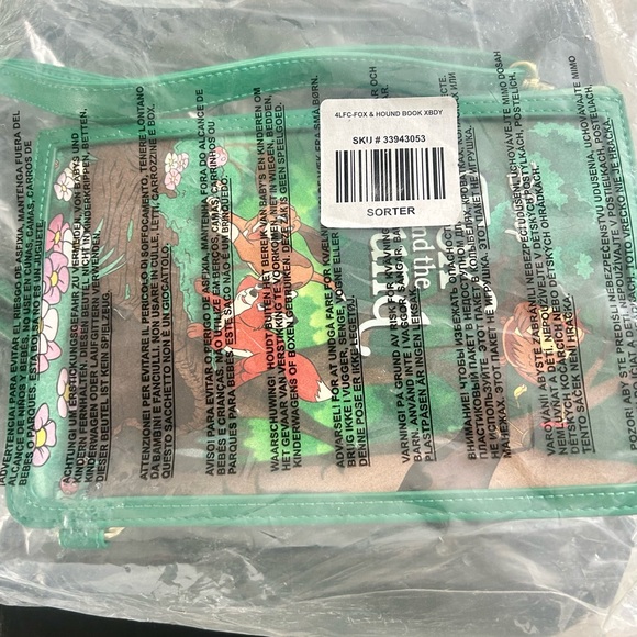 Disney Green Crossbody Bag - The Fox and the Hound - Picture 2 of 4